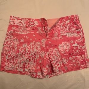 Lily Pulitzer pink shorts. Size 2